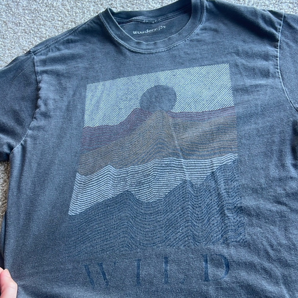 Wondery “Wild” gray T-shirt